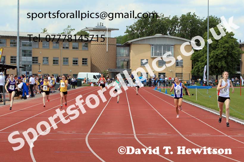 Womens Under-17s 300 metres, 2022 Northern Inter Counties U17s and U15s Track and Field, York, Thursday, June 2nd. Photo: David T. Hewitson/Sports for All Pics